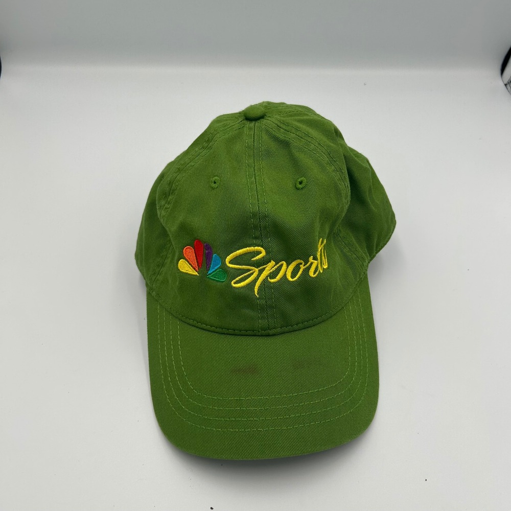 Cap America NBC Sports Hat Mens OSFA Green Embroidered Adjustable Baseball Cap